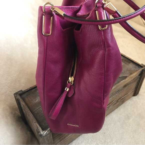 Coach, Madison Phoebe Genuine Leather Double Handle Shoulder Bag - Picture 14 of 17